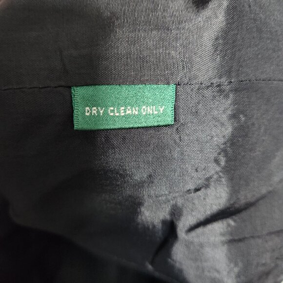 Lauren Ralph Lauren Women's Chocolate Brown Pin Stripe Vest Size Large - Picture 5 of 7